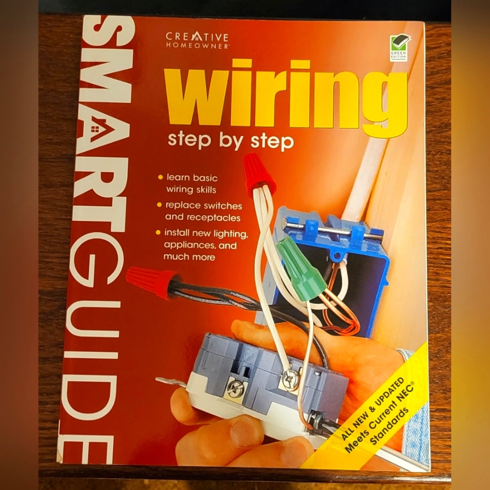 2 books 📚  homeowner smart guide  Wiring & Fix it yourself  Kitchen & Bathroom.